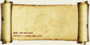 Jovana Milošević vizit kartica